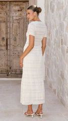 Maisie Maxi Skirt - Cream