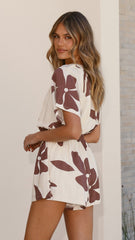 Santorini Playsuit - Belle Femme