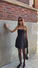 Zata Mini Dress - Black