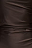 Jayde Stretch Satin Maxi Dress-Java Brown