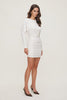 Dolman Mini Dress-White