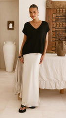 Stelaria Knit Top - Black