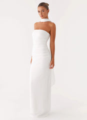 Libra Maxi Dress - White